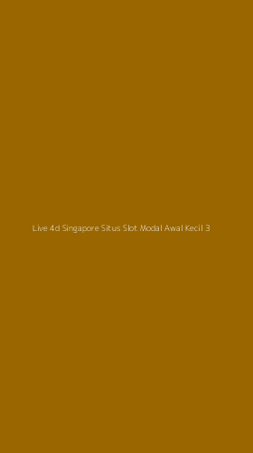 Tampilan Antarmuka Aplikasi Live 4d Singapore Situs Slot Modal Awal Kecil - 3