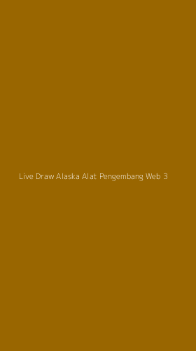 Tampilan Antarmuka Aplikasi Live Draw Alaska Alat Pengembang Web - 3