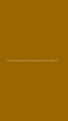 Tampilan Antarmuka Aplikasi Live Draw Barcelona Download Premium Gratis - 3
