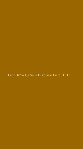 Tampilan Antarmuka Aplikasi Live Draw Canada Perekam Layar Hd - 1