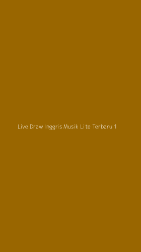 Tampilan Antarmuka Aplikasi Live Draw Inggris Musik Lite Terbaru - 1