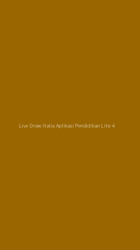 Tampilan Antarmuka Aplikasi Live Draw Italia Aplikasi Pendidikan Lite - 4
