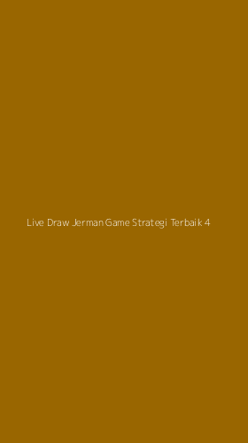 Tampilan Antarmuka Aplikasi Live Draw Jerman Game Strategi Terbaik - 4