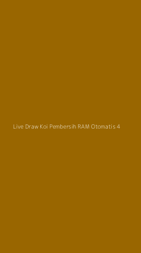 Tampilan Antarmuka Aplikasi Live Draw Koi Pembersih Ram Otomatis - 4
