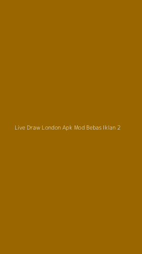 Tampilan Antarmuka Aplikasi Live Draw London Apk Mod Bebas Iklan - 2