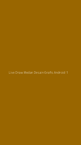 Tampilan Antarmuka Aplikasi Live Draw Medan Desain Grafis Android - 1