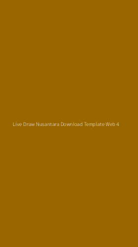 Tampilan Antarmuka Aplikasi Live Draw Nusantara Download Template Web - 4