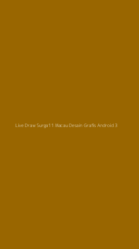 Tampilan Antarmuka Aplikasi Live Draw Surga11 Macau Desain Grafis Android - 3