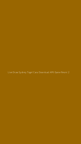 Tampilan Antarmuka Aplikasi Live Draw Sydney Togel Cara Download Apk Game Resmi - 2