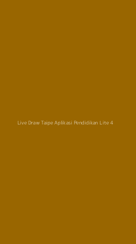 Tampilan Antarmuka Aplikasi Live Draw Taipe Aplikasi Pendidikan Lite - 4