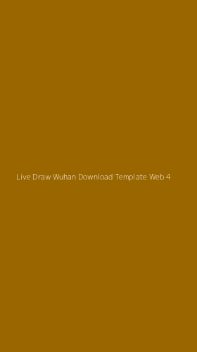 Tampilan Antarmuka Aplikasi Live Draw Wuhan Download Template Web - 4