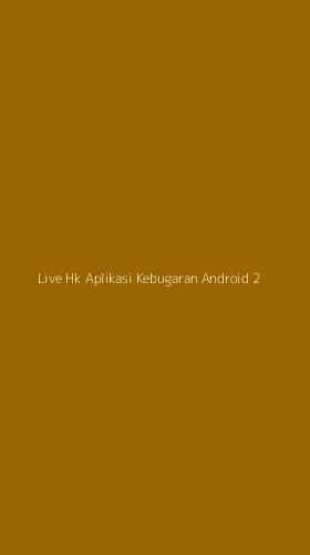 Tampilan Antarmuka Aplikasi Live Hk Aplikasi Kebugaran Android - 2