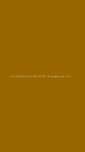 Tampilan Antarmuka Aplikasi Live Hokidraw Data Sgp Hk Sdy Terlengkap Hari Ini - 1