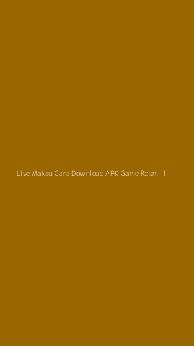 Tampilan Antarmuka Aplikasi Live Makau Cara Download Apk Game Resmi - 1