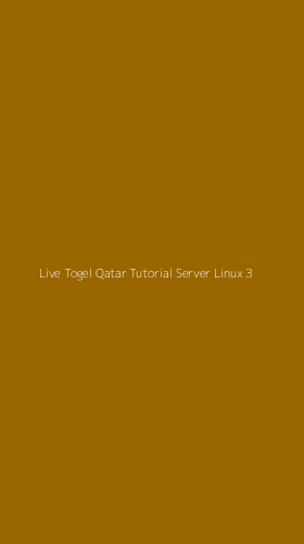 Tampilan Antarmuka Aplikasi Live Togel Qatar Tutorial Server Linux - 3
