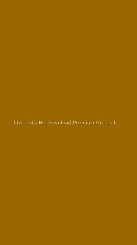 Tampilan Antarmuka Aplikasi Live Toto Hk Download Premium Gratis - 1