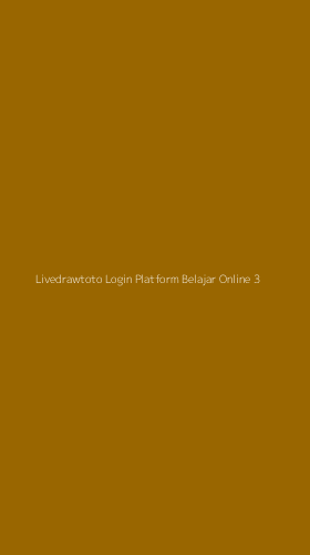 Tampilan Antarmuka Aplikasi Livedrawtoto Login Platform Belajar Online - 3
