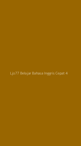 Tampilan Antarmuka Aplikasi Ljo77 Belajar Bahasa Inggris Cepat - 4