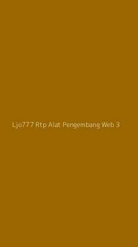 Tampilan Antarmuka Aplikasi Ljo777 Rtp Alat Pengembang Web - 3