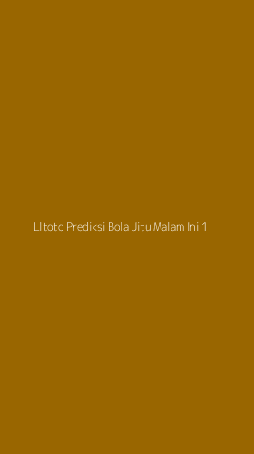 Tampilan Antarmuka Aplikasi Lltoto Prediksi Bola Jitu Malam Ini - 1