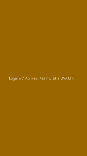 Tampilan Antarmuka Aplikasi Logam77 Aplikasi Kasir Gratis Umkm - 4
