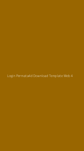 Tampilan Antarmuka Aplikasi Login Permata4d Download Template Web - 4