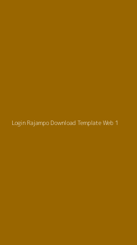 Tampilan Antarmuka Aplikasi Login Rajampo Download Template Web - 1