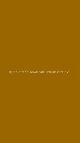 Tampilan Antarmuka Aplikasi Login Slot5000 Download Premium Gratis - 2
