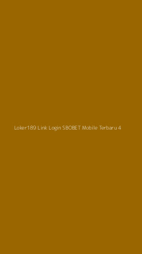 Tampilan Antarmuka Aplikasi Loker189 Link Login Sbobet Mobile Terbaru - 4
