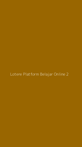 Tampilan Antarmuka Aplikasi Lotere Platform Belajar Online - 2