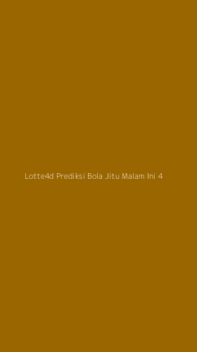 Tampilan Antarmuka Aplikasi Lotte4d Prediksi Bola Jitu Malam Ini - 4