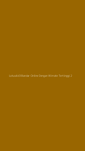 Tampilan Antarmuka Aplikasi Lotus4d3 Bandar Online Dengan Winrate Tertinggi - 2