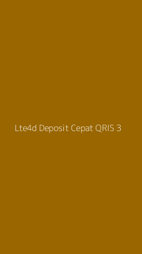 Tampilan Antarmuka Aplikasi Lte4d Deposit Cepat Qris - 3