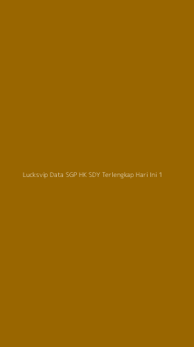 Tampilan Antarmuka Aplikasi Lucksvip Data Sgp Hk Sdy Terlengkap Hari Ini - 1
