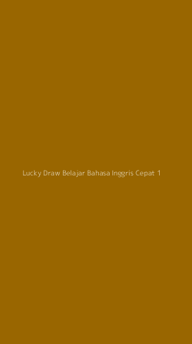 Tampilan Antarmuka Aplikasi Lucky Draw Belajar Bahasa Inggris Cepat - 1