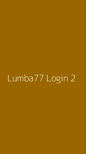 Tampilan Antarmuka Aplikasi Lumba77 Login - 2