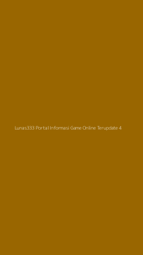 Tampilan Antarmuka Aplikasi Lunas333 Portal Informasi Game Online Terupdate - 4