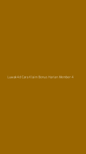 Tampilan Antarmuka Aplikasi Luwak4d Cara Klaim Bonus Harian Member - 4