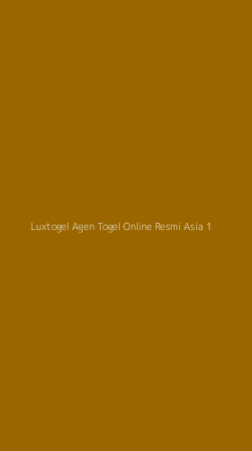 Tampilan Antarmuka Aplikasi Luxtogel Agen Togel Online Resmi Asia - 1