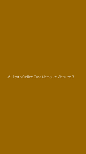 Tampilan Antarmuka Aplikasi M11toto Online Cara Membuat Website - 3