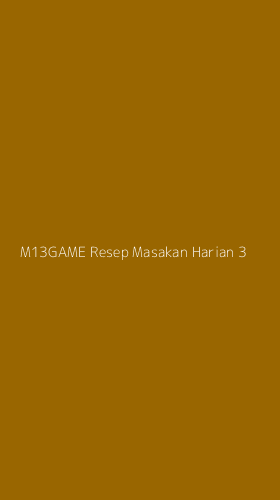 Tampilan Antarmuka Aplikasi M13game Resep Masakan Harian - 3