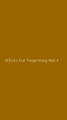 Tampilan Antarmuka Aplikasi M3toto Alat Pengembang Web - 4