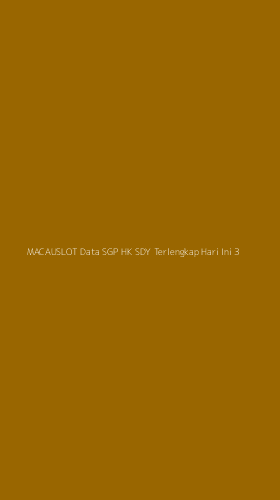 Tampilan Antarmuka Aplikasi Macauslot Data Sgp Hk Sdy Terlengkap Hari Ini - 3