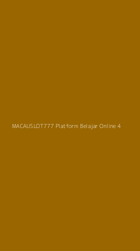 Tampilan Antarmuka Aplikasi Macauslot777 Platform Belajar Online - 4