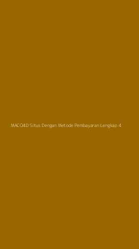 Tampilan Antarmuka Aplikasi Maco4d Situs Dengan Metode Pembayaran Lengkap - 4