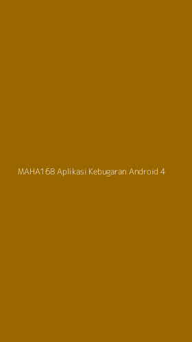 Tampilan Antarmuka Aplikasi Maha168 Aplikasi Kebugaran Android - 4