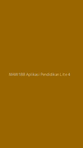 Tampilan Antarmuka Aplikasi Mami188 Aplikasi Pendidikan Lite - 4