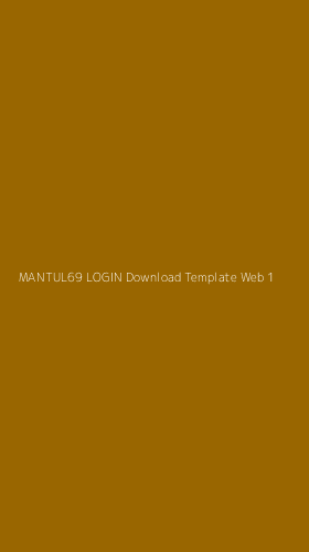 Tampilan Antarmuka Aplikasi Mantul69 Login Download Template Web - 1