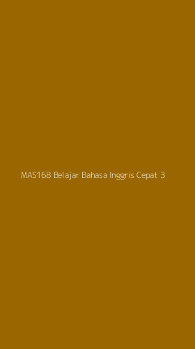 Tampilan Antarmuka Aplikasi Mas168 Belajar Bahasa Inggris Cepat - 3