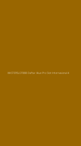 Tampilan Antarmuka Aplikasi Masterslot888 Daftar Akun Pro Slot Internasional - 4